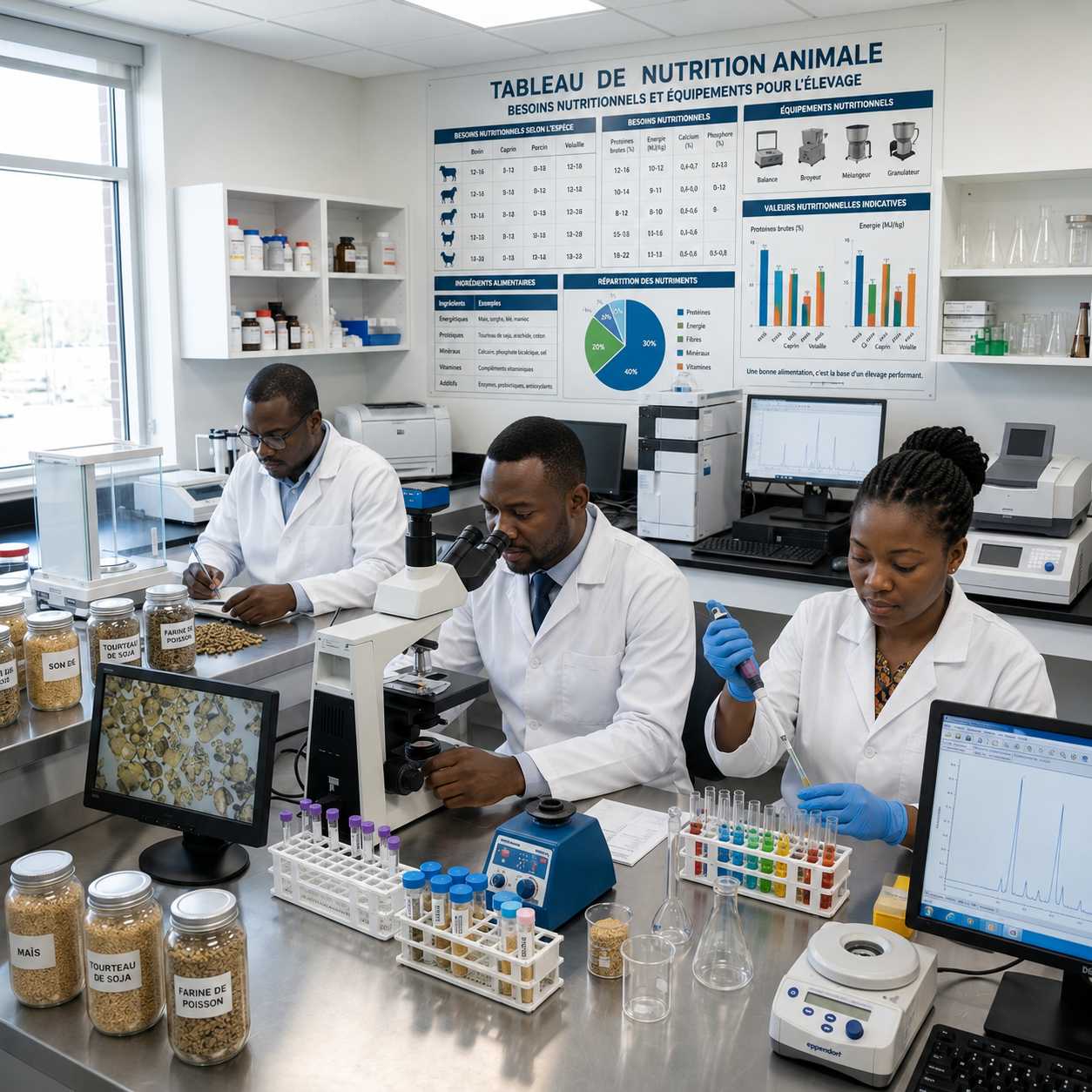 Laboratoire de nutrition animale DESVA
